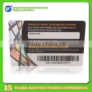 Low Cost Promotion Barcode Card for Shopping Mall thumbnail-1