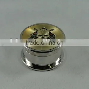 I Shape 3 Parts Tobacco Grinder With Plastic Dripping thumbnail-1
