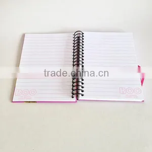Hard Cover Plastic Spiral Journal Elastic Band Notebook thumbnail-2
