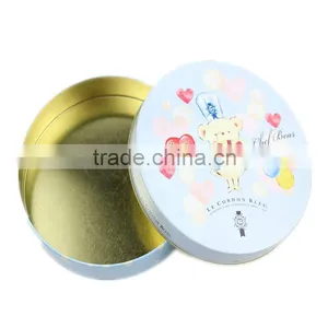Round Cosmetic Tin Box Candy Case Wholesale thumbnail-1