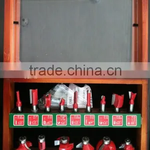 TC-015C 8mm Shank 15PCS Router Bit Set For Hand Router Machine In Wooden Display Box thumbnail-2