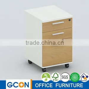 Wood Office Furniture Mobile File Cabinet With Caster/wheel thumbnail-1