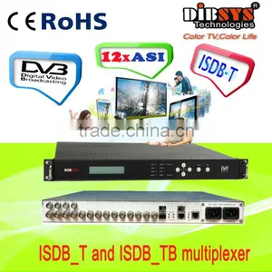 6 Channel Digital tv Multiplexer ISDB_T TS Re_multiplexer Adapt Japan Brazil and Argentina thumbnail-1