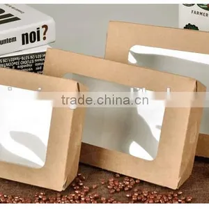 Food Packaging Kraft Salad With Window Boxes Disposable Takeaway Custom l Quality Choice thumbnail-5