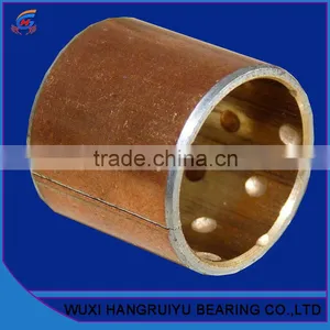Porous Bronze Material Steel Backing Bearing Bush Sleeve 10 * 12 * 15 mm Withstanding High Loads thumbnail-2