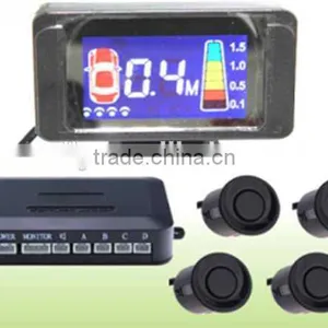 PS1017 Manufacturer LCD Car Reverse Parking Sensor Kit With 4 Sensors thumbnail-1