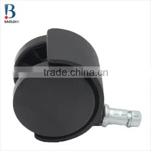 BIFMA Standard China BL 1"black Mini Duty Nylon Grip Ring Stem Appliance Caster Wheels thumbnail-3