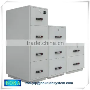 4 Drawer Vertical Cold Rolled Steel Office/Lab Filing Cabinet With Lock Key thumbnail-3