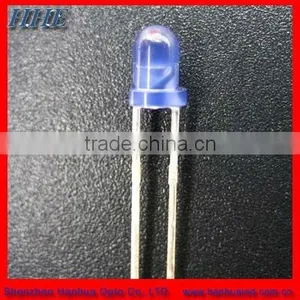 3mm Blue Diffused 3.0-3.4v Dip Leds thumbnail-1