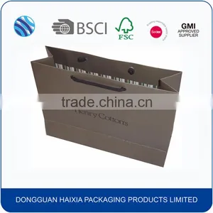Coated Paper Printed Cloth Shopping Packaging Bag thumbnail-1