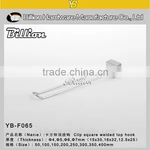 Display Wire Hanging Hook Slatwall Metal Euro Hooks thumbnail-5