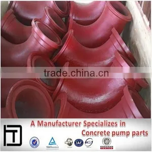 Concrete Pump Twin-wall Wear-resisting Pipe Elbow, Concrete Pump Spare Parts thumbnail-2