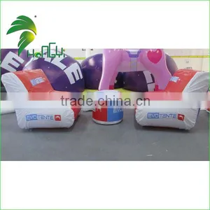 2016 Hot Sale High Quality PVC Inflatable Sofa Chair With Custom Made Logo Printed , Inflatable Chair For Sale thumbnail-4