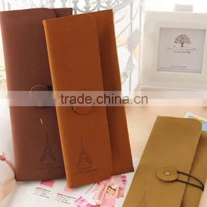 2016 Retrostyle Leather Pencil Case With Flap Cover thumbnail-1