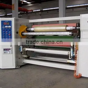 Double Shafts Rewinding Machine for BOPP/BOPP Film Cutting Machine thumbnail-1