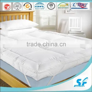 Two Layer Mattress Topper Goose Down Feather Fill thumbnail-1
