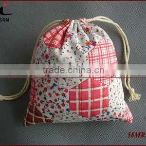 Cloth Drawstring Pouch Bag,Cotton Bag, thumbnail-1