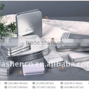 Square Tin Packaging Box With Silver Color thumbnail-1