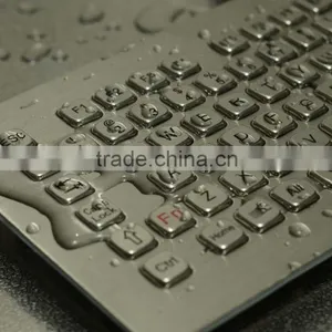 Compact Format IP65 Metal Keyboard With Trackball and Function Keys thumbnail-2