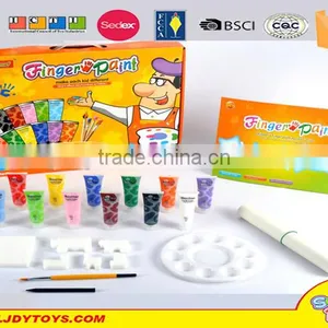 Funny Item 4 Color Friendly Material Child Toy Finger Painting Set Toy thumbnail-1