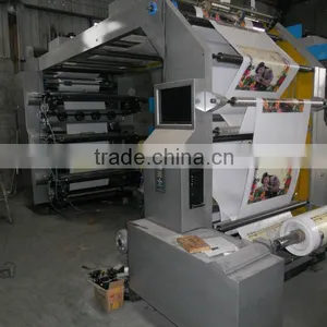 HERO BRAND High Speed 4 Color PE Film Flexo Printing Machine Price thumbnail-6