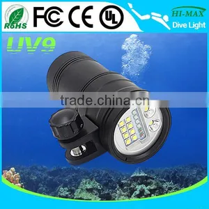 HI-MAX UV9 High Intensity Scuba 5000lm Diving Video Light Quality Choice thumbnail-1