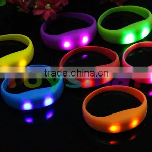LED Silicon Bracelet Parties Party Supplies Gifts & Crafts thumbnail-2