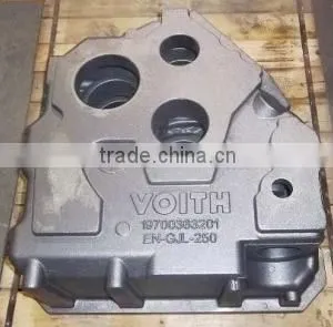OEM Machined Cast Iron Railway Train Mechanical Housing thumbnail-1