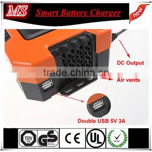 12a Automatic Universal Car Battery Charger thumbnail-2