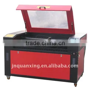 Double Heads Laser Cutting Table for Textile QX-1290 thumbnail-1