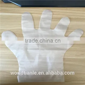 Wholesale Top Quality Disposable Sterile Food and Medical Usage CPE Plastic Gloves thumbnail-1