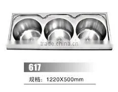 China Promotional Products Two Bowls With Water Drop Tray Chinese Sink Quality Choice thumbnail-5