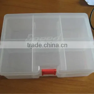 6 Grids Plastic Components Transparent Color thumbnail-1