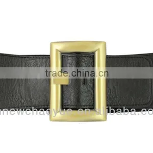 Women's Fashion Elastic Belt With Square Buckle thumbnail-1