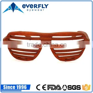 Personality Party Eyewear Frames Decorative Funny Wood Glasses China Manufacture thumbnail-1