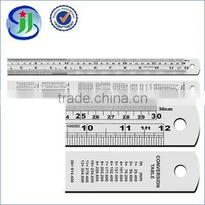 Factory Sell Stainless Various Straight Steel Ruler With Conversion Table thumbnail-1