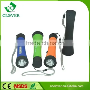 High Power Portable 1+4 Led Plastic Chinese Led Flashlight thumbnail-2