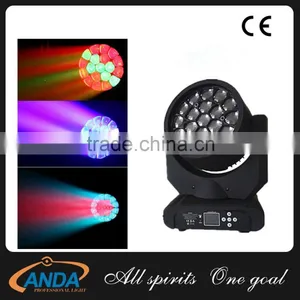 New Arrival Big Bee Beam 19*15w Rgbw 4in1 Led Moving Head Lighting for Stage Show thumbnail-1
