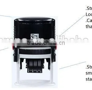 Office Use Custom Self Inked Automatic Date Stamp Oval 30x45 mm thumbnail-4