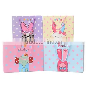 Lovely Cartoon Figure For Kids Paper Shopping Bag thumbnail-1