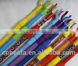 PVC Cover and Powder Coating Telescopic Cloth Hanger Fork With High Quanlity thumbnail-1