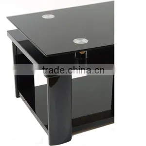 TV-3008 Black Lacquered TV Stand With Drawers thumbnail-2