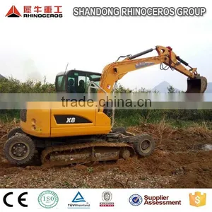 Walking 8 Tonne Excavator Project Equipment Parts of Excavator thumbnail-3