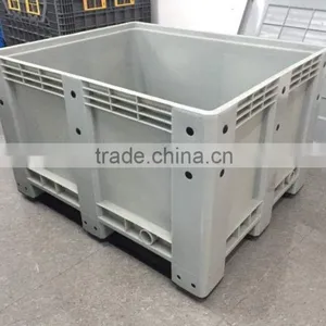 600 Litre Plastic Pallet Box, Plastic Material Pallet Container With Lid thumbnail-2
