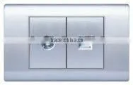 Hot Sell Wall Switch and Socket,household tv and Data Socket thumbnail-1