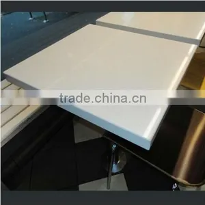 KFC High Table Top ,solid Surface High Top Table and Chair for Clubs, Restaurant Dinning Table thumbnail-1
