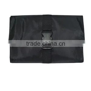 2016 New Promotion Folded Mesh Travel Polyester Wash Bag Toiletry Bag for Unisex. thumbnail-3