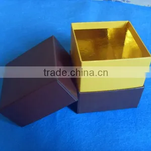 Luxury Golden Paper Box Packaging for Jewellery and Gift, Gift Box, Jewellery Box (custom Design Logo Printing) thumbnail-1