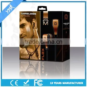 New Sports Bluetooth Wireless Earphones , Wireless Headphones Earphones in Display Box thumbnail-3