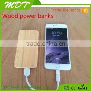 Universal Larger Capacity Wooden or Bamboo Portable Power Bank Station 200000 Mah thumbnail-1